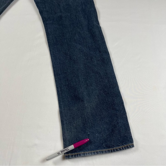 True Religion Men's Slim Fit Straight Jeans, Dark Wash Relaxed Slim Size: 34 - Picture 13 of 16